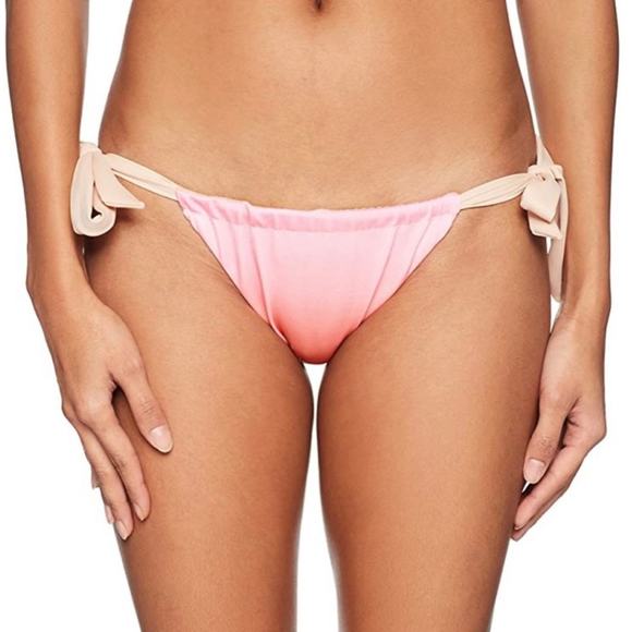 Reef Other - REEF Bikini Bottoms Rainbow Ombre Tie Waist Swim Teen Spirit NWT Size Small